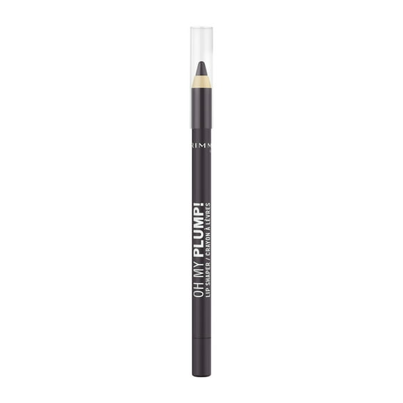 Rimmel Oh My Plump! Lip Shaper, 120 Midnight Talk, Peptide-Infused Lip Liner, Ultra-Creamy, Transfer-Resistant