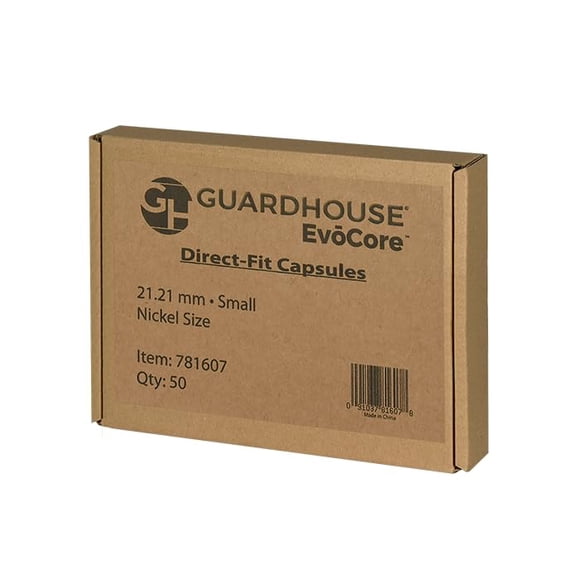 Cápsulas para monedas Guardhouse de ajuste directo 21,2 mm, 50 piezas