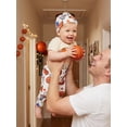 thumbnail image 6 of BemeyourBBs Newborn Baby Boys My First Basketball Season Outfit Infant Boys Summer Clothes Letters Print Short Sleeve Romper Basketball Pants Set Hat, 6 of 9
