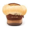 thumbnail image 4 of Fireside by Dearfoams Women's Gladstone Genuine Shearling Moccasin with Stitching, 4 of 8