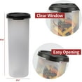 thumbnail image 3 of SIGNORA WARE Pasta Storage Container with Lid Airtight 30 oz Black, 3 of 6