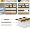 thumbnail image 5 of Ryvnso Stripe Line Storage Bins Large Basket Foldable Cube Toys Organizer with Handles 1 PC, 5 of 7