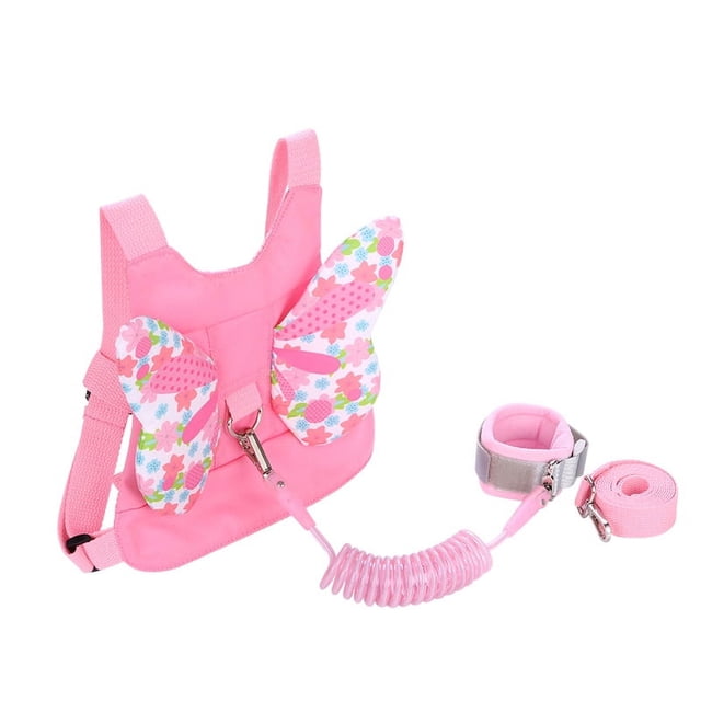 Pulsera antipérdida para niños, arneses de seguridad para niños pequeños, cinturones y pulsera, kit combinado 2 en 1, correa de seguridad ajustable de 1,5 m