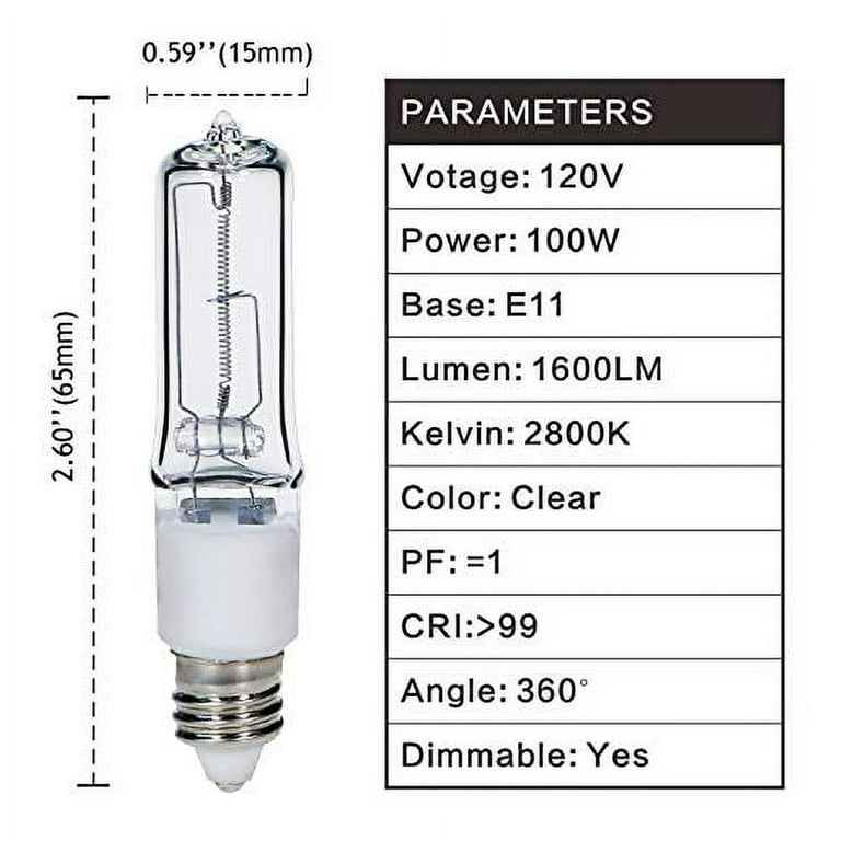 Halogen Light Bulb Jde11 Shelly Lighting