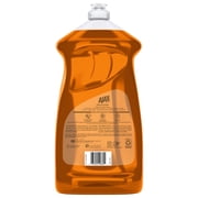 Ajax Ultra Liquid Dish Soap Orange Scent,Triple Action, Mess-Free, Easy-Flip Cap, 52 fl oz Bottle