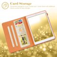 thumbnail image 5 of Case for New iPad 9.7" 2018 2017/ iPad Pro 9.7"/ iPad Air 2 1,Allytech Glitter [Auto Wake/Sleep] Sparkly Bling PU Leather Folio Flip Stand Universal Wallet Cover for Apple iPad 9.7-inch Tablet,Gold, 5 of 8