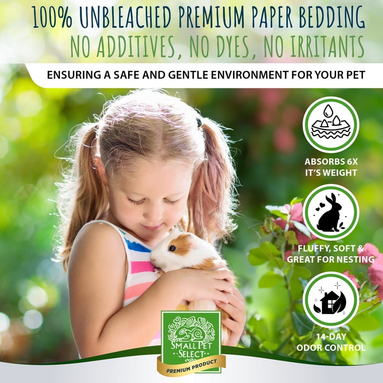 Small Pet Select Natural Paper Bedding with Rose Petals, 56L photo 3