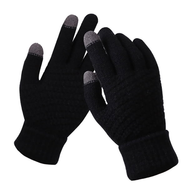 Minnieouse Guantes Pantalla Táctil Manopla Cálida Unisex Mujer Guantes Invierno Manoplas Punto Type7 NO7 Minnieouse AP000827-03