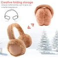 thumbnail image 3 of Cache-oreilles Unisexes pour Femmes Filles, Cache-Oreilles Pliants d'Hiver Chauds pour Temps Froid Extérieur, 3 of 8