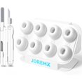thumbnail image 1 of wonima44 4 Pairs Silicone Replacement Ear Tips for AirPods Pro (2019) & AirPods Pro 2 (2022) with Cleaning Pen,Noise Reduction Holewith & Built-in dust Guard Screen,USB-C (2023)(Small-White), 1 of 1