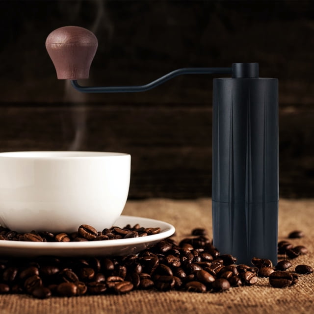 Molinillo de café manual perfecl Selector de molienda Negro
