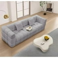 thumbnail image 6 of Legend Vansen 105'' Comfortable Boucle Large Sofa in Gray, 6 of 10