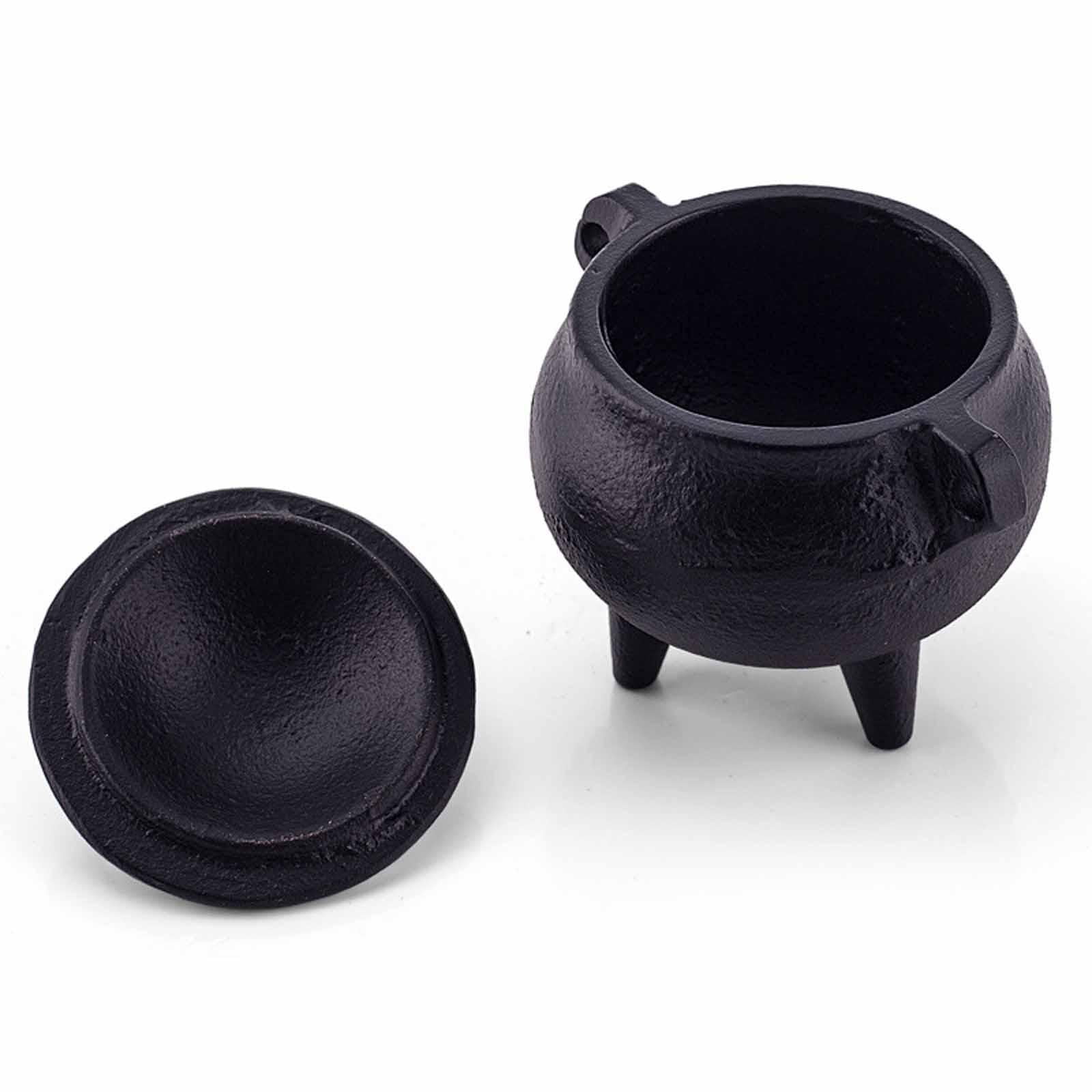 WLPZXP Cast Iron Incense Burner Aroma Burner Home Decoration Compact Gift Sturdy Meditation Incense Holder Halloween Decorative Bowl
