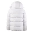 thumbnail image 2 of LEEy-world Winter Coats for Men Men's Outdoor Tactical Jacket Winter Full Zip Warm Polar Jackets Casual Stand Collar Windproof Coats White,XXL, 2 of 5