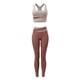 thumbnail image 1 of Trajes de yoga para mujer Conjunto de 2 piezas Chándales de entrenamiento Sujetador deportivo Legging de cintura alta Ropa activa Conjunto de ropa atlética, 1 of 5