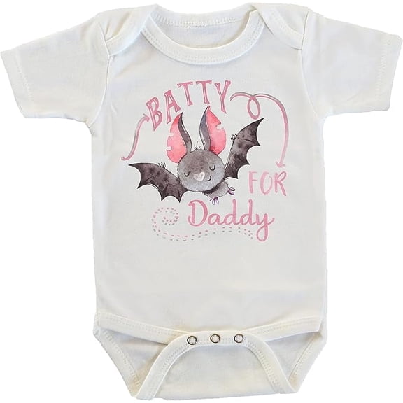 Batty for Daddy Halloween Bat Baby Infant Onesie/Bodysuit gift