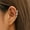 1pcs Sliver Cat Earring#11, variant on Boho Punk Cat Snack Crystal Animal Ear Clip Stud Earring Women Men Retro Jewelry-2pcs Gold Swallow Earring#6