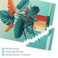 thumbnail image 3 of 500 PCS Minimally Designed Potted Plants 500 Piece Vibrant Jigsaw,Relax Yourself,Stress Relieving Pleasure,Modern Art Potted Plant Puzzle As Home Decor,Beautiful Wooden Puzzle,Stunning Artwork, 3 of 6