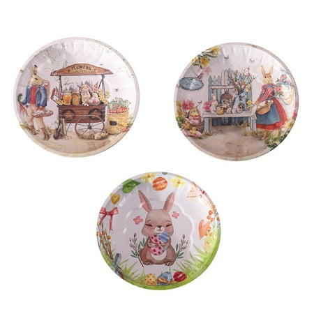 

3Pcs Cartoon Nut Trays Decorative Snack Plates Versatile Dessert Trays