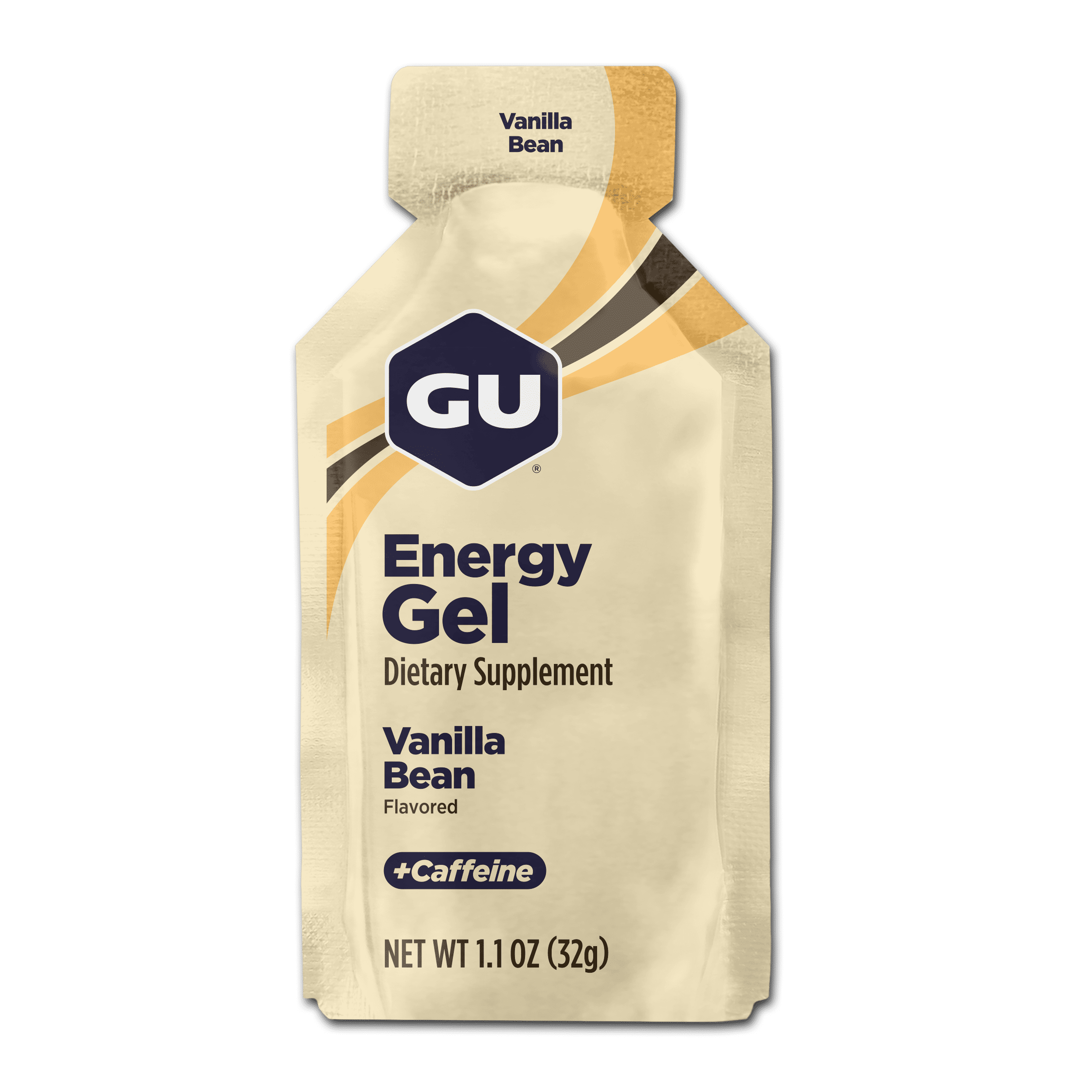 (3 pack) GU Energy, Original Energy Gels, Vanilla Bean - 1 count