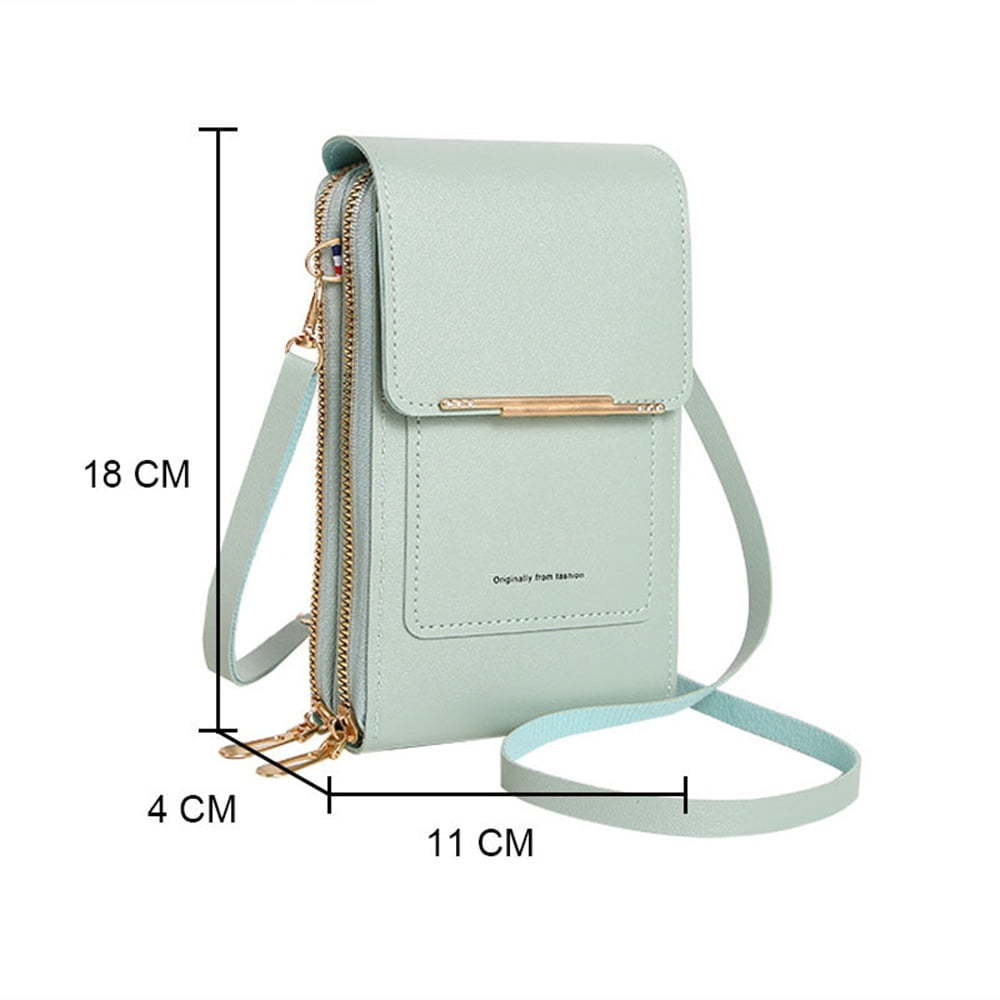 Patent leather lady Sling bag PU Leather Women phone Crossbody Bag