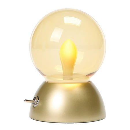 

Homeex Bar Creative Retro Nostalgic British Light Bulb Lamp Gold USB