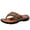 Brown,#028, variant on Men's Flip-Flops, Thongs Sandals Sturdy Comfort Slippers for Beach,47