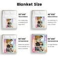 thumbnail image 6 of Custom Blankets with Photos Personalized Picture Blankets Customized Photo Blanket Gifts Birthday Gift for Wife Husband Girlfriend Boyfriend, 6 of 6