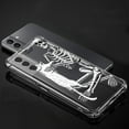 thumbnail image 5 of Skull Love Cat Clear Case for Samsung Galaxy S21 Plus,Aesthetic Art Design Case for Men Women,Unique Trendy Transparent TPU Bumper Case Cover, 5 of 5