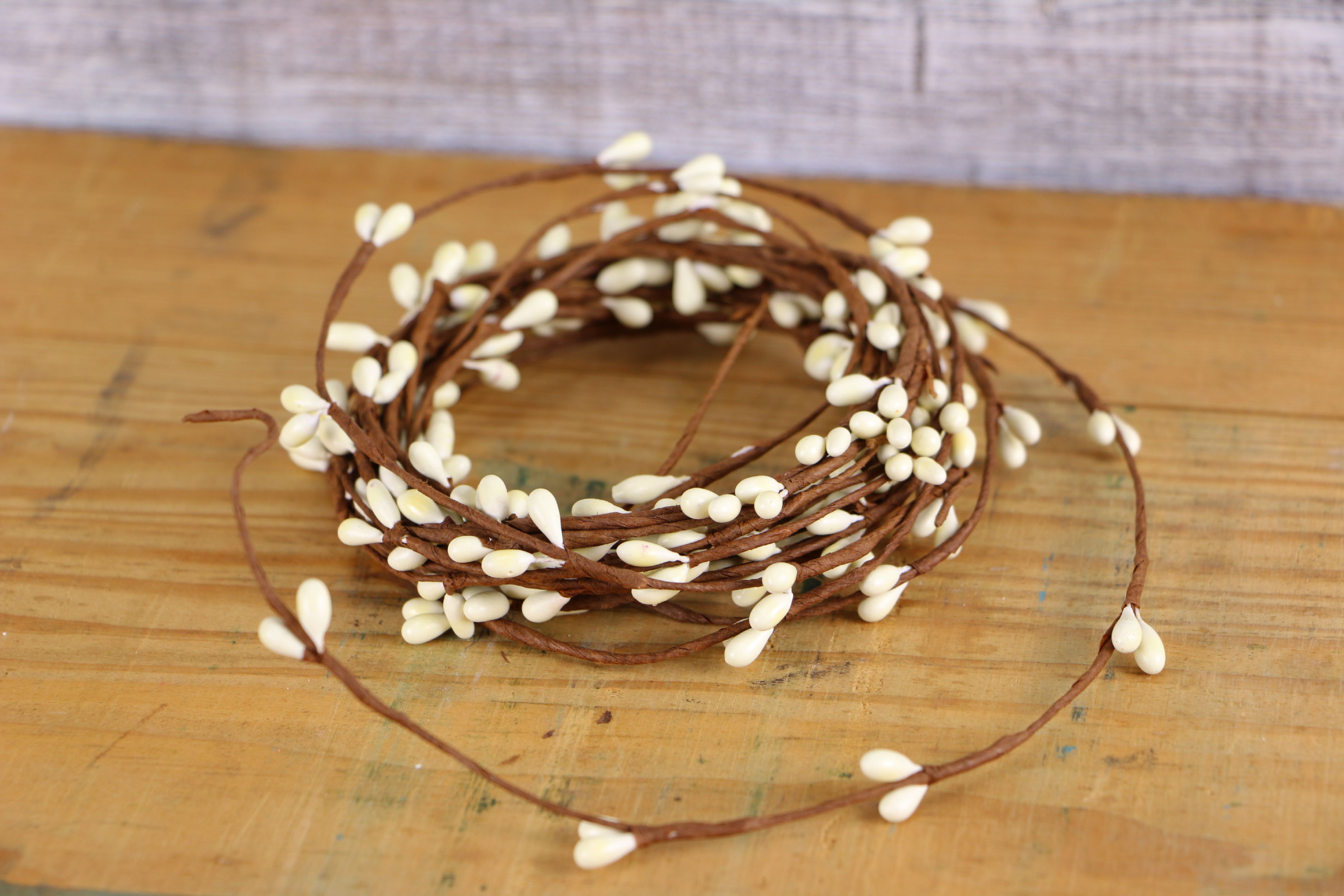 Pumpkin Orange Pip Berry String Garland 18 feet