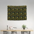 thumbnail image 4 of Bingfone Pineapple Tapestry Wall Hanging Decor for Living Room Bedroom Dorm Classroom Office Decor 29x37 Inch, 4 of 8