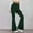 Green, variant on Womens Flare Leggings Trendy Solid Color Tight Fitting Hip Shaping Flared Pants Yoga Pants Green M