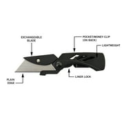 Gerber Gear EAB Lite Razor Blade, Stainless Steel Exchange-A-Blade Black
