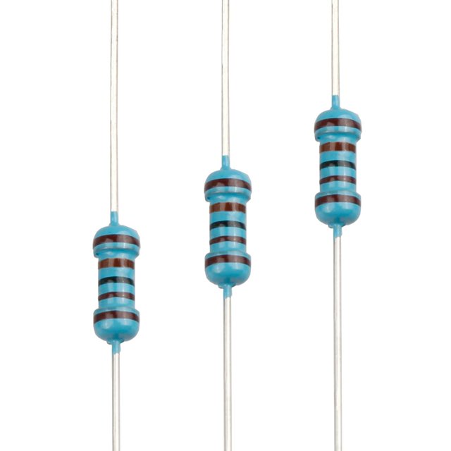 Resistencia EDGELEC 100 Uds 1,1 K ohm 1/4w (0,25 vatios) 1% tolerancia resistencia fija de película metálica múltiples valores de resistencia opcionales