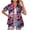 Red, variant on Shirts for Women Casual Boho Short Sleeve Hawaiian Floral Tropical Collared White Beach Loose Vacation Button Down Womens Tops Summer S