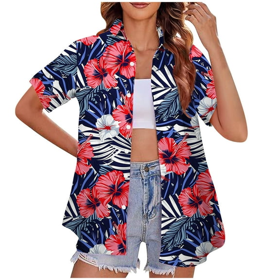 Bogo Summer Tank Tops For Women 2025 Vacation Trendy Womens Tops Dressy Casual Short Sleeve Womens Blouses Casual Cotton Cute T Shirts For Women Graphic Teen