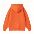 thumbnail image 7 of Dwellite Girls Hoodie Sweatshirt Long Sleeve Loose Lightweight Fashion Pullover Casual Solid Fall Tops with Pocket 2026 Orange 150, 7 of 7