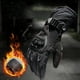 AIHOME Gants de Moto d'Hiver Imperméables et Chauds Gants de Cross-Country Antichute Noir – image 3 sur 4