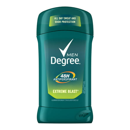Degree Men Extreme Blast 48 Hour Protection Antiperspirant Deodorant Stick, 2.7