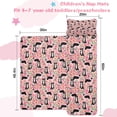 thumbnail image 5 of Pink Border Collie Dog and Flower Floral Toddler Nap Mats for Kids Preschool,Sleeping Mat Bag or Kids,Toddler Sleeping Bag,Toddler Nap Mat or Daycare, 5 of 6