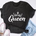 thumbnail image 4 of EcoLoom Crown Me Font Queen Short Sleeve Unisex T Shirt Black-M, 4 of 6