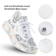 thumbnail image 3 of Line Drawing Paisley Walking Shoes for Men Woman Lightweight Tennis Fashion Elastic Sports Shoes Cushion Basketball Shoes, 3 of 7