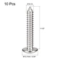 thumbnail image 2 of Unique Bargains #14 x 1-1/2' 304 Stainless Steel Phillips Head Self Tapping Screws 10 Pack, 2 of 4