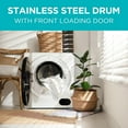 thumbnail image 6 of BLACK+DECKER BCED15 Compact Clothes Dryer, 1.5 Cu. Ft. 850W Electric Dryer, 120V Vented Portable Dryer with Stainless Steel Drum, Mini Dryer for 3.3 lbs. of Laundry for Standard Wall Outlet, 6 of 7