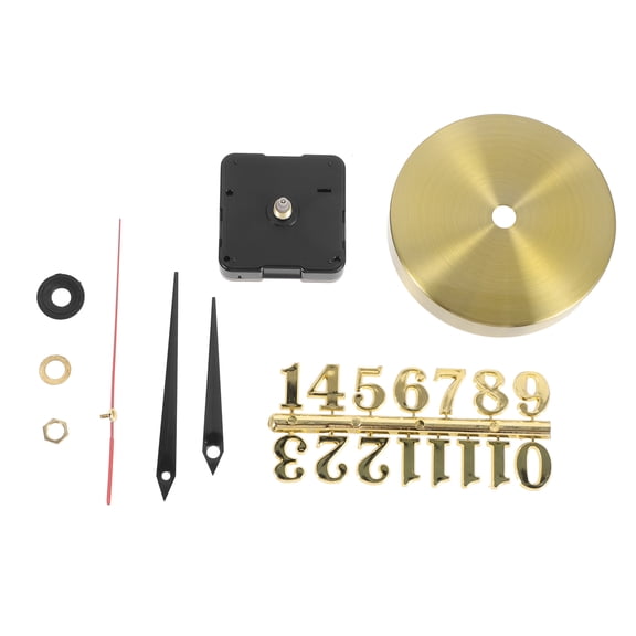 Soimiss Clock Mechanism Kit Plastic Metal Assorted Color for DIY Craft 1Set