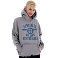 thumbnail image 3 of Sentenced To Life Behind Bars Cyclist Unisex Plus Fleece Graphic Hoodie Brisco Brands 2X, 3 of 5
