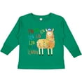 thumbnail image 3 of Inktastic Cute Christmas Fa Lla Llama Boys or Girls Long Sleeve Toddler T-Shirt, 3 of 5