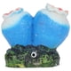 thumbnail image 4 of Bomba de oxígeno del acuario Bubbler piedra azul 3 flor decoración pecera ornamento paisaje, 4 of 8