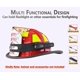 thumbnail image 4 of Pack de 2 correas de caucho cloceano para casco de bombero, color negro, 4 of 8