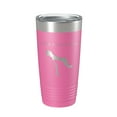 thumbnail image 1 of Lake Charlevoix Map Tumbler Travel Mug Insulated Laser Engraved Coffee Cup Michigan 20 oz Pink, 1 of 1